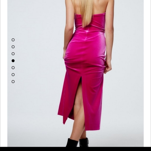 Zara Velvet Midi Dress - Picture 5 of 12
